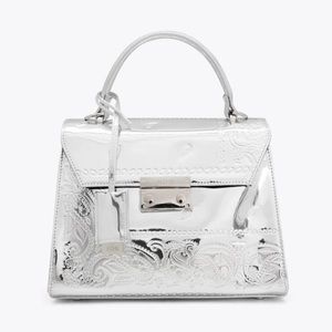 NDG Paris Le Paisley Argent 25cm Bag